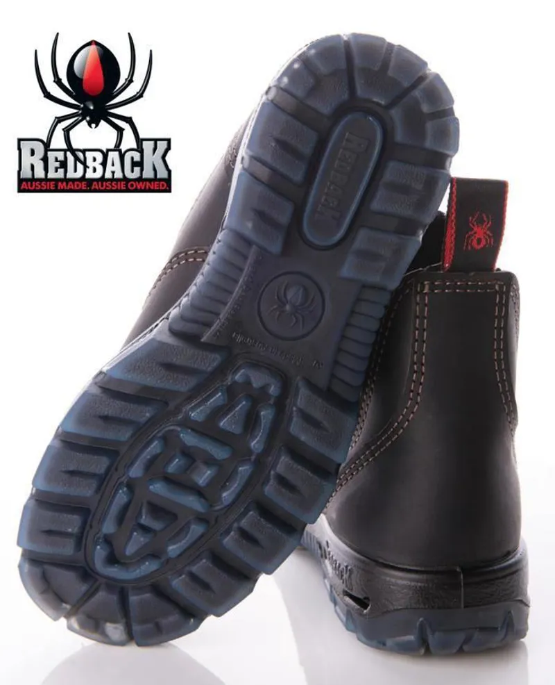 Redback Bobcat Boots Safety Toe Claret Brown-1